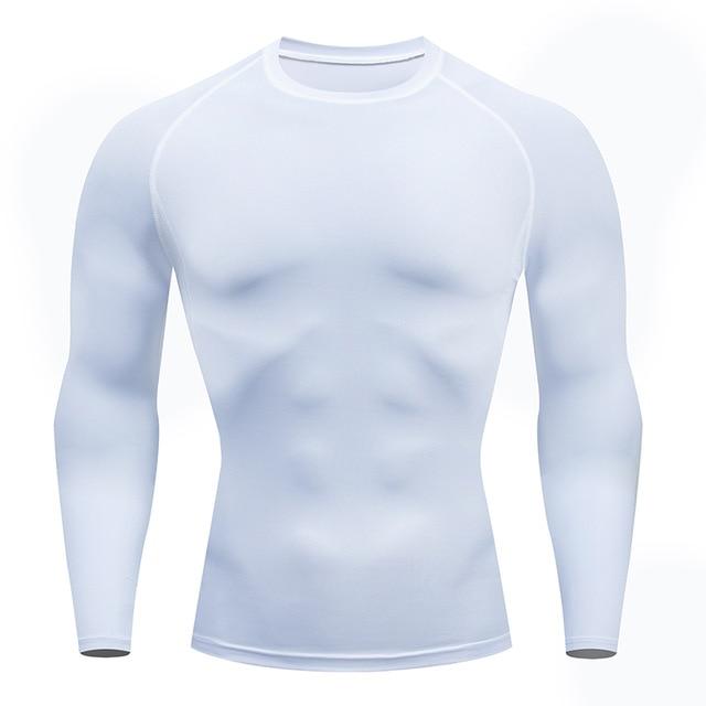 Men Compression Shirt | Men Quick Dry Cycling Running Long Sleeve Tshirt