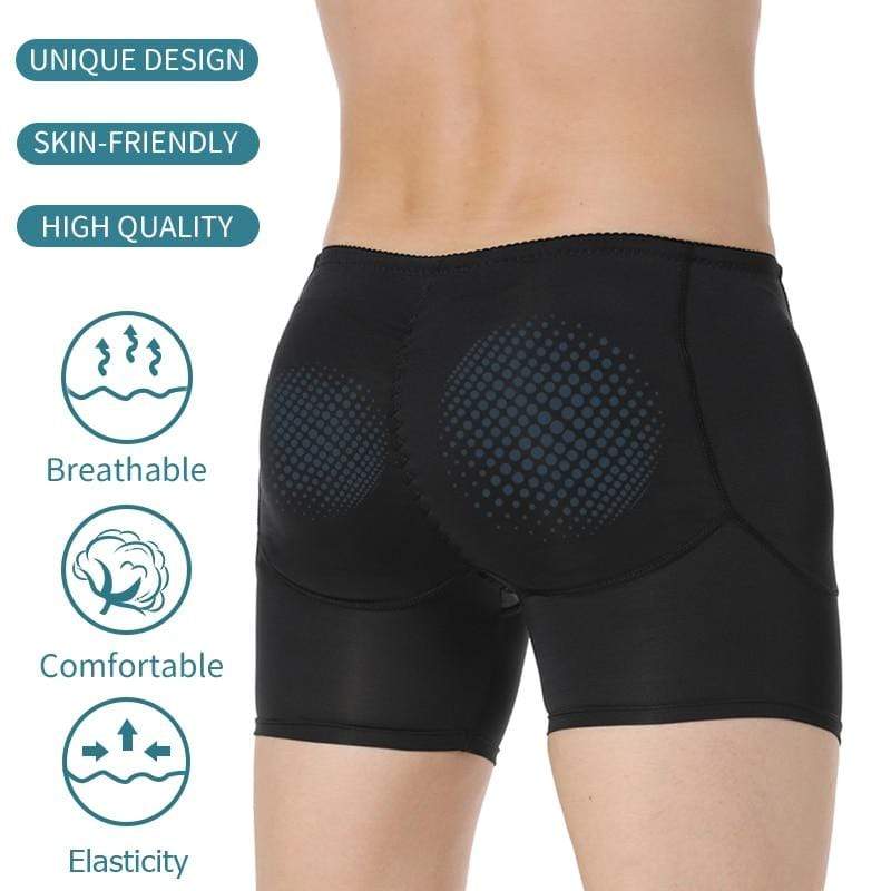 Men Padded Butt Enhancer | Men Compression Shorts