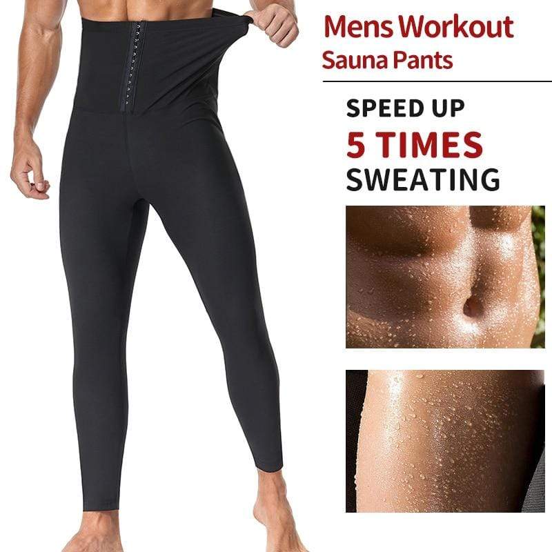 Men Sauna Sweat Pants | Fat Burning Male Leggings | Slimming Sauna Leggings