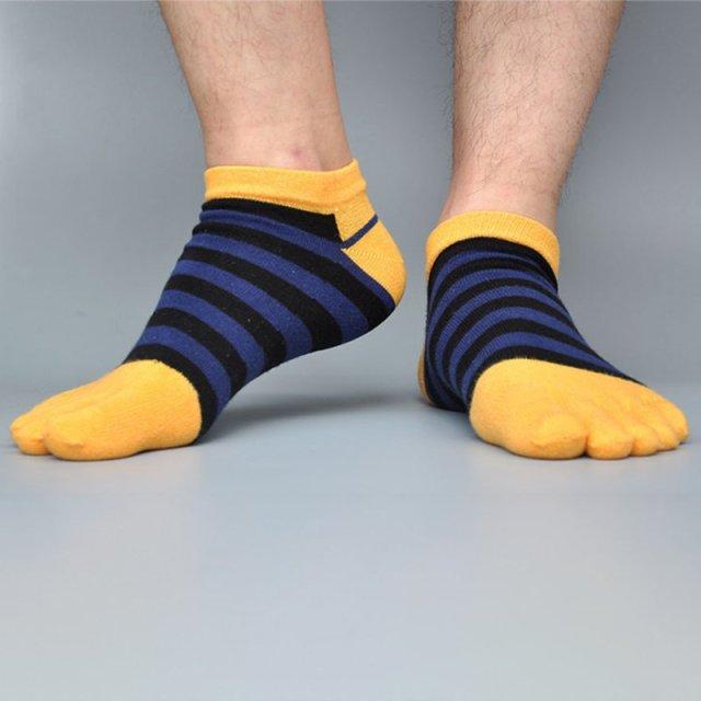 Men Toe Socks | 5 Finger Toe Slipper Socks - SIZE 38-43