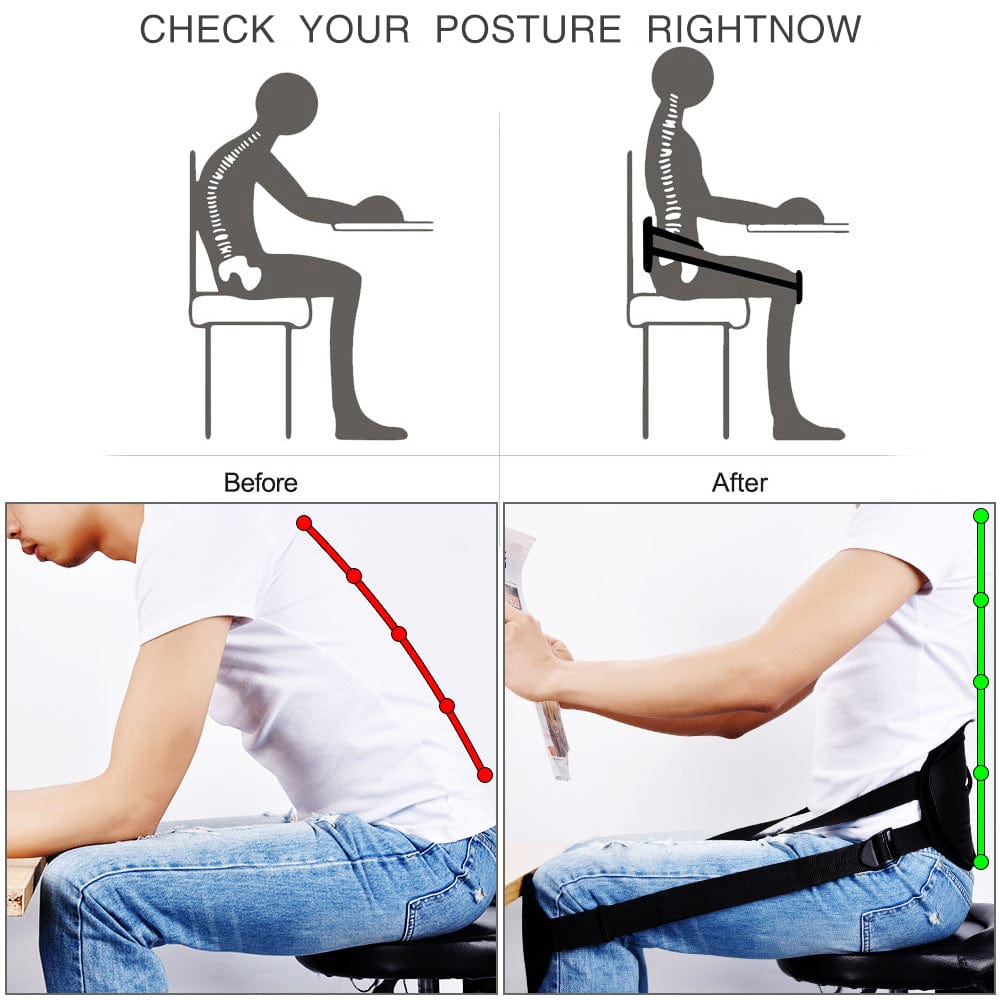 New Adult Sitting Posture Correction Belt | Clavicle Support Belt | Better Sitting Spine Brace