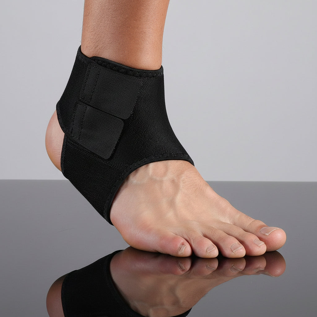 open heel ankle wrap pressure relief