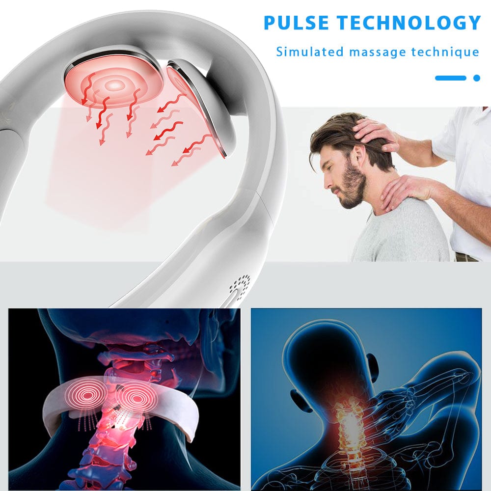 Smart Electric Neck Massager | EMS Muscle Massager for Pain Relief