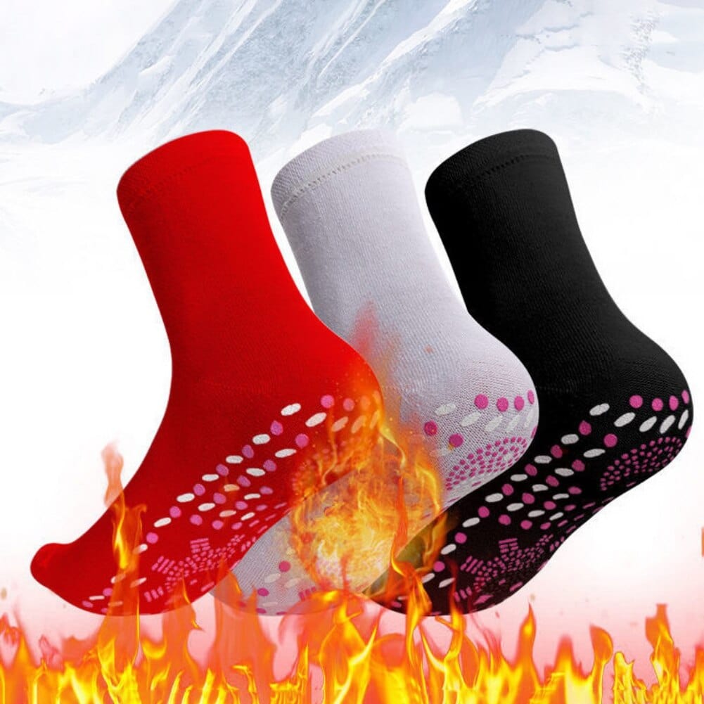Self-heating Magnetic Socks