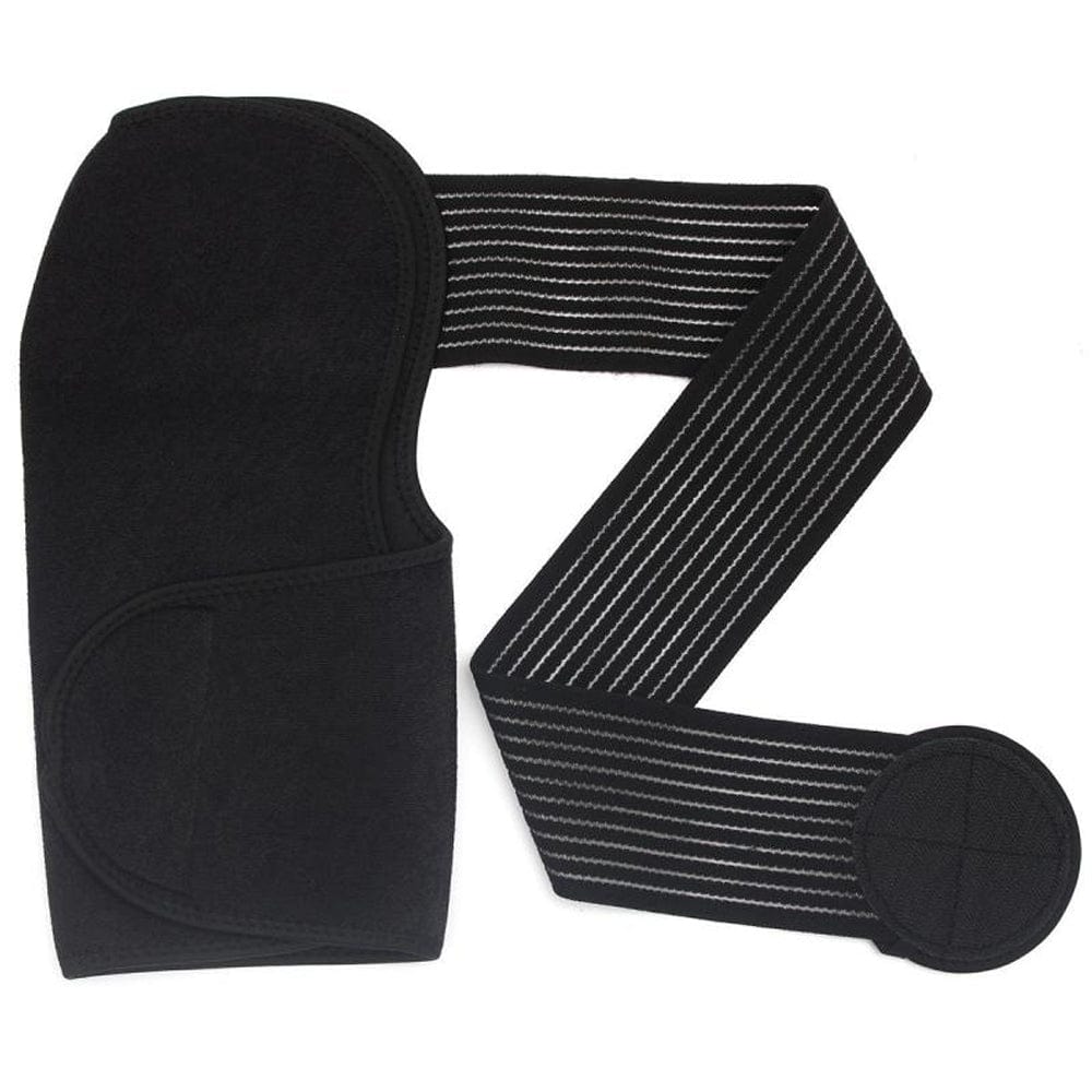 single shoulder support brace for rotator cuff strain and frozen shoulder
