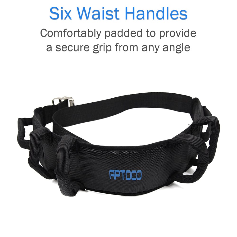 Elderly People Transferring Waist Belt | Six Handle Auxiliary Belt