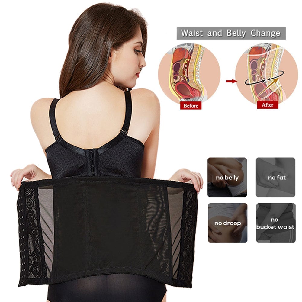 Ultrathin Mesh Postpartum Waist Shaper | Slimming Tummy Trainer Corset