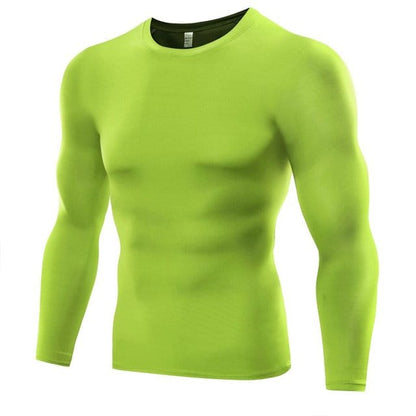 Men Compression Under Base Layer Top | Long Sleeve Compression Shirt