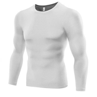 Men Compression Under Base Layer Top | Long Sleeve Compression Shirt