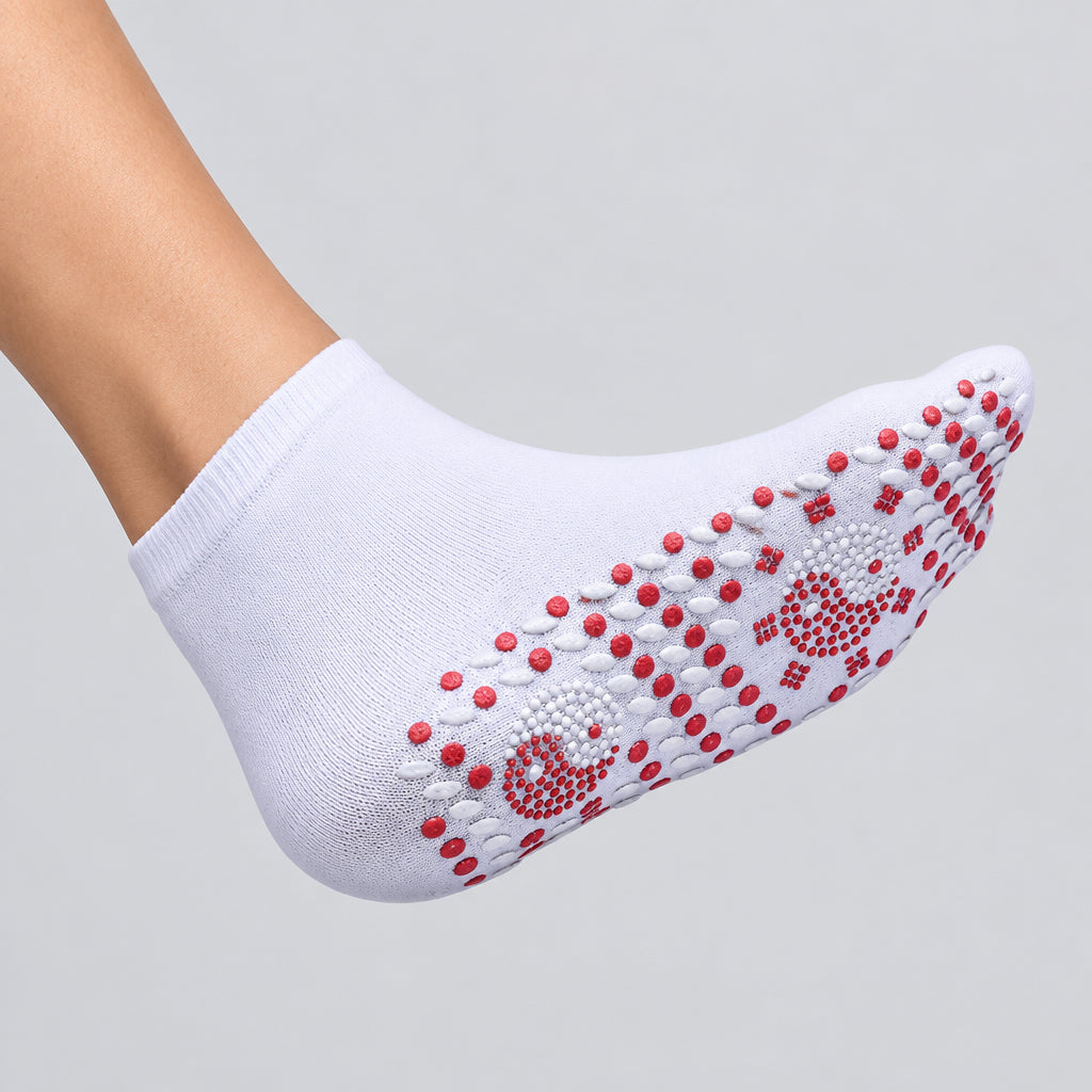 warm knit tourmaline socks