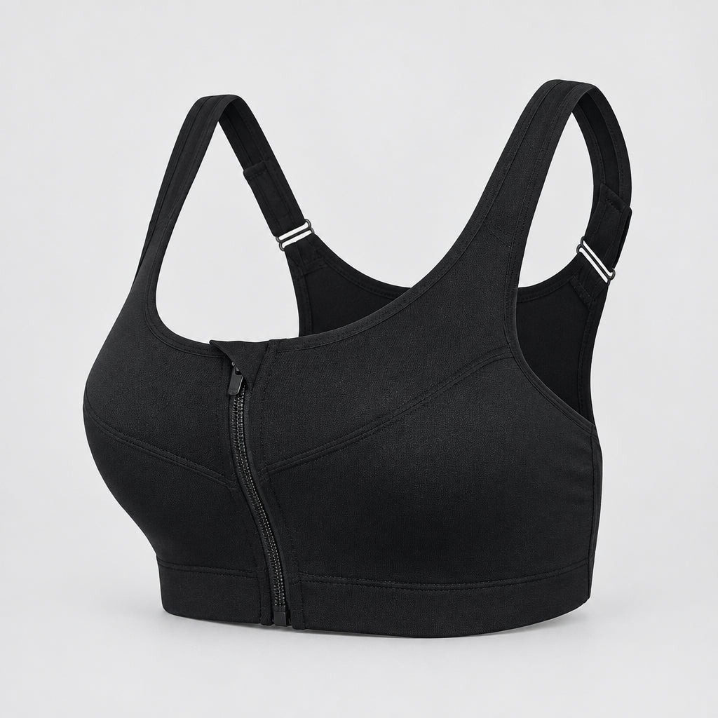 wire free padded sports bra