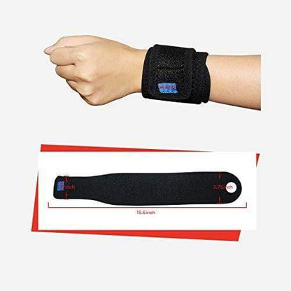 Wrist Support Brace | Reversible Wrist Strap for Sports/Tendonitis/CarpalTunnel