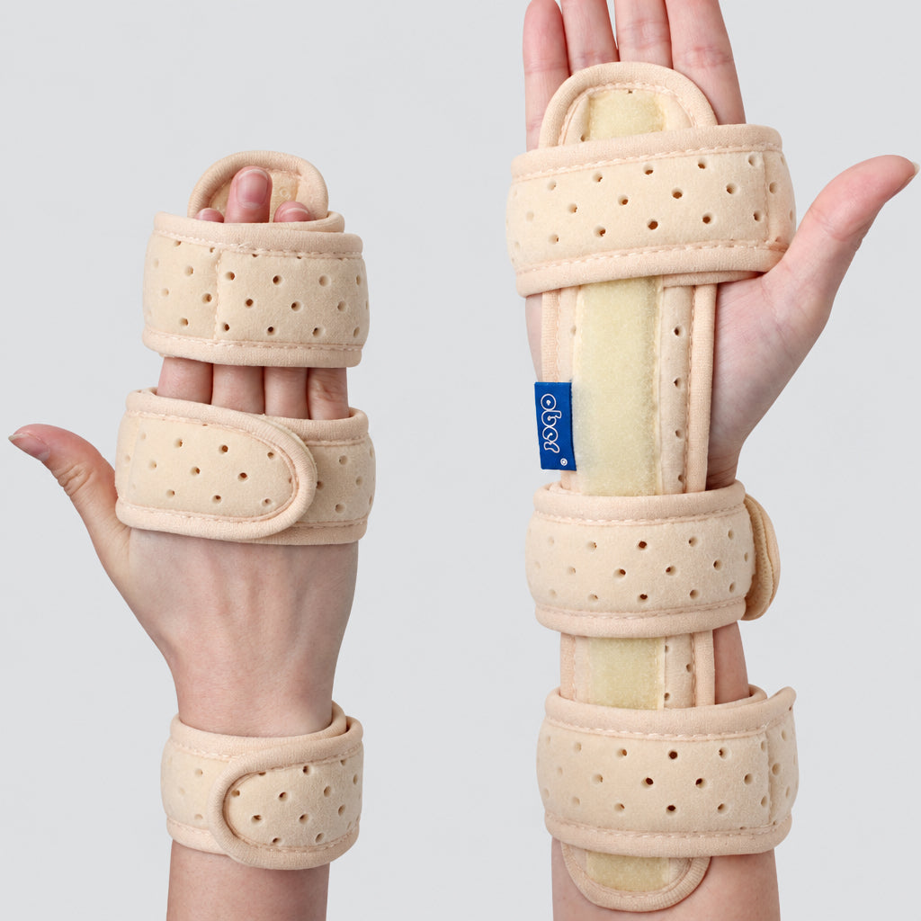 wrist brace with metal insert